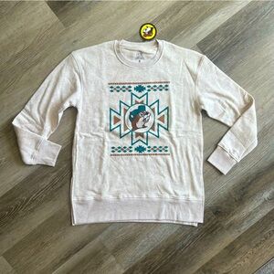 NWT Buc-cees Aztec Fleece Tunic sweatshirt